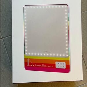 Riki  Skinny LED Makeup Mirror - White